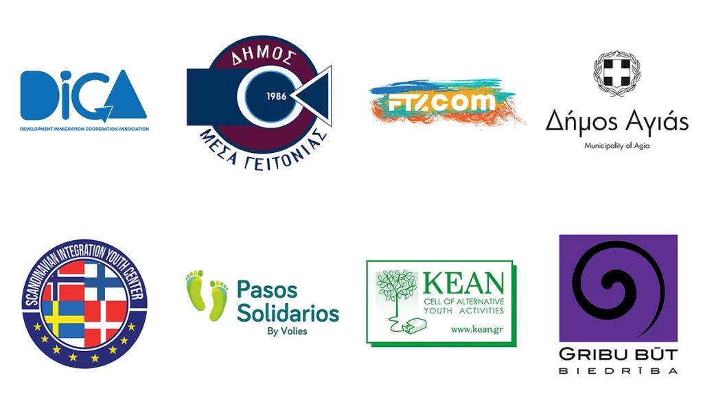Logos de los Partners del Proyectos Europeo 4Include