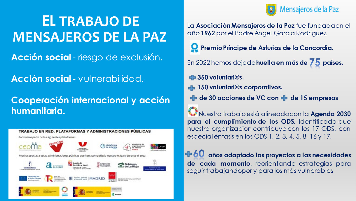 SPECIAL 10TH ANNIVERSARY. MENSAJEROS DE LA PAZ "THANKS TO VOLIES WE ...