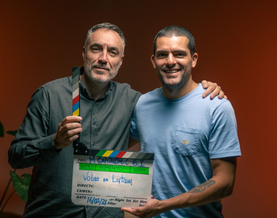 Volies en Colombia un año después. Juan Ángel y Emilio