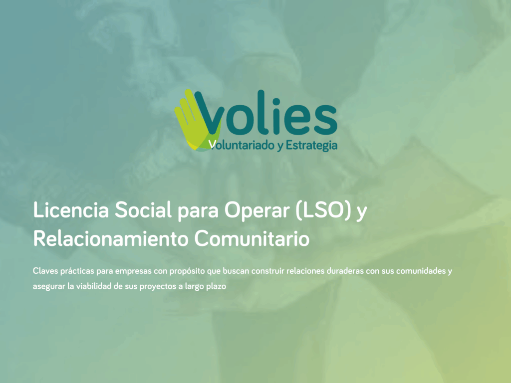 Licencia Social para Operar LSO y Relacionamiento Comunitario portada