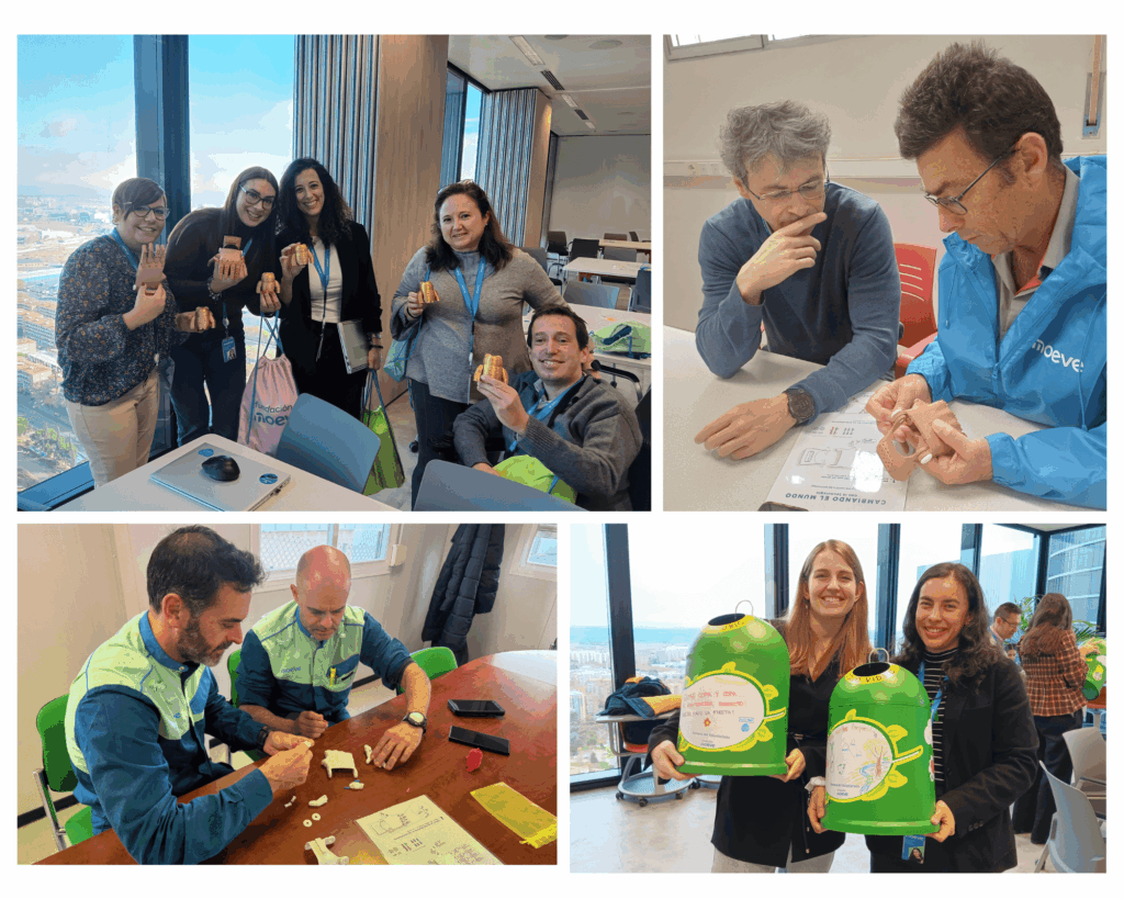 Actividades de la primera semana del voluntariado de fundacion Moeve con Ayudame 3 A la PAR y Prodis