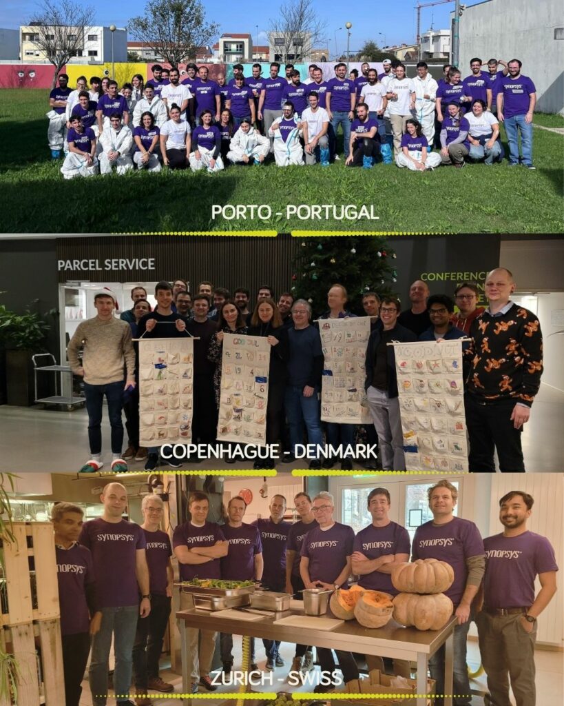 Synopsis voluntariado global fotos de grupo