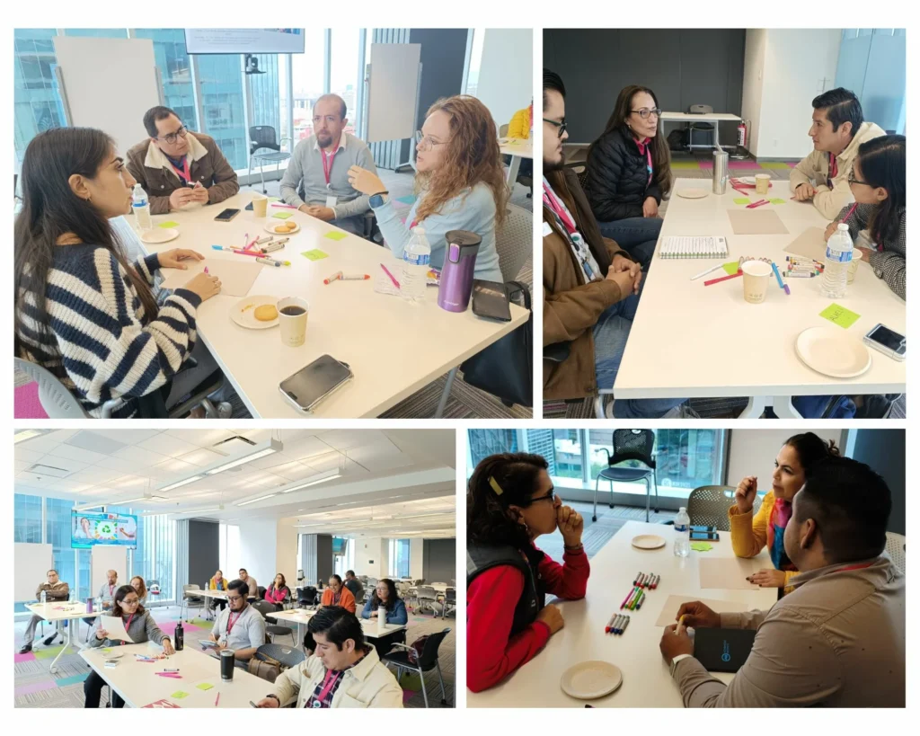 Taller de voluntariado corporativo en México con empresas y organizaciones sociales, impulsado por Volies en 2025.